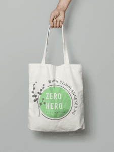 Zero Hero vászontáska 100%pamutból